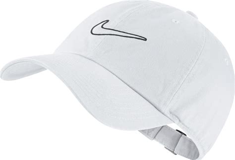 weißes nike cap